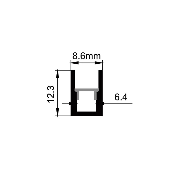 Extrusion d'aluminium ES-0811B