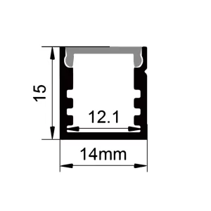 Estrusione di alluminio ES-1415K