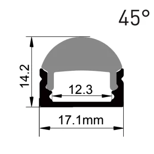 Alluminio Channe ES-1707E