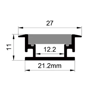 Channe de aluminio ES-2711