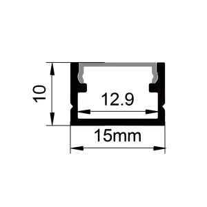 Canaux de montage en aluminium ES-1510