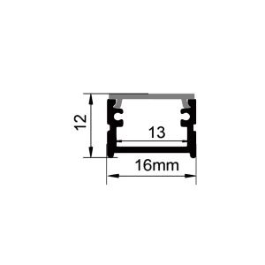 Aluminium montagekanalen ES-1613