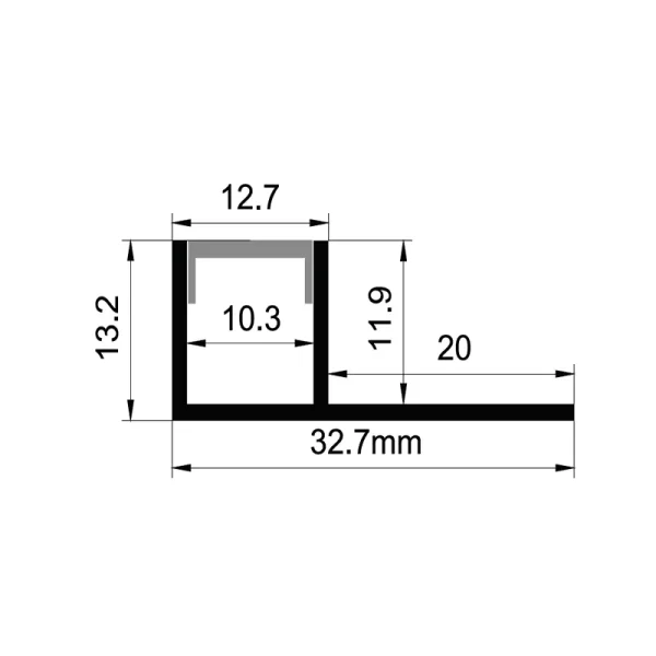 Bøjelige og fleksible LED-stripkanaler ES-3213LR