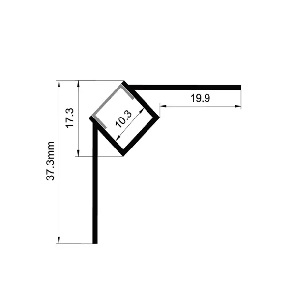 Canali pieghevoli e flessibili per strisce LED ES-3838S