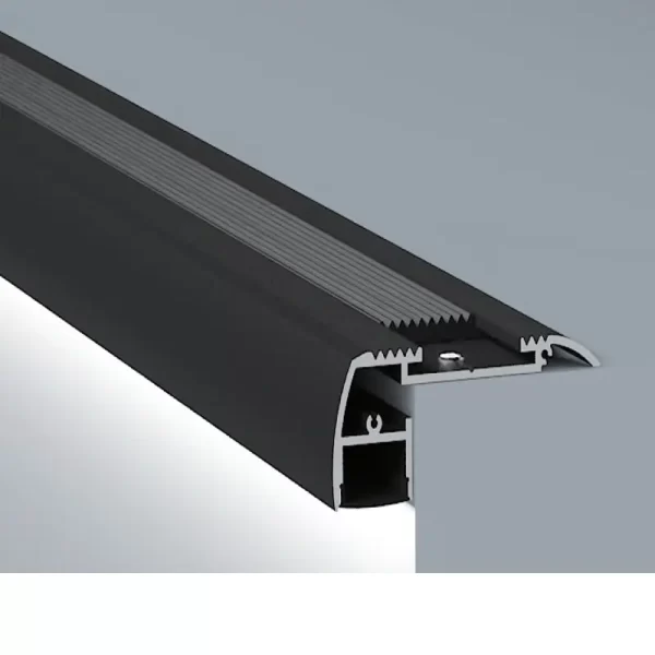 Black LED Aluminum Profile Black Diffuser ES-6528