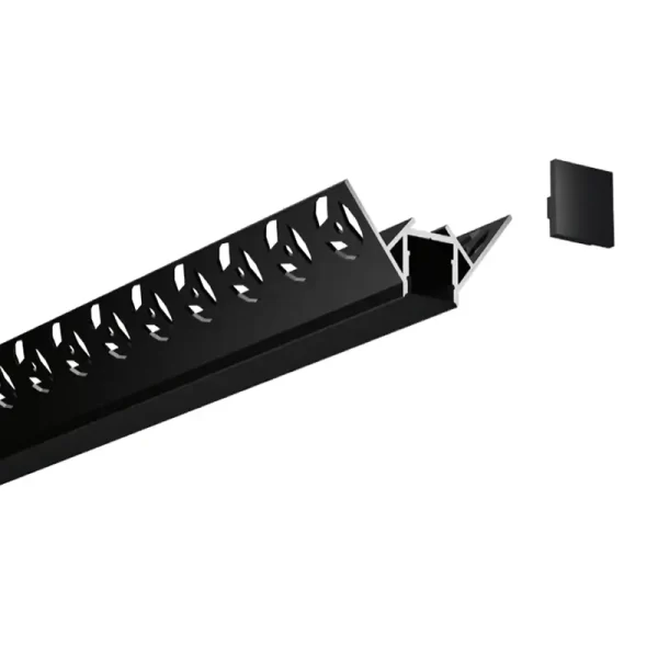 Black profile for LED strip ES-3939