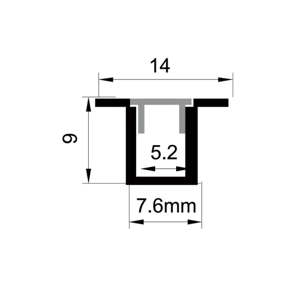 Profile de dulap ES-0814