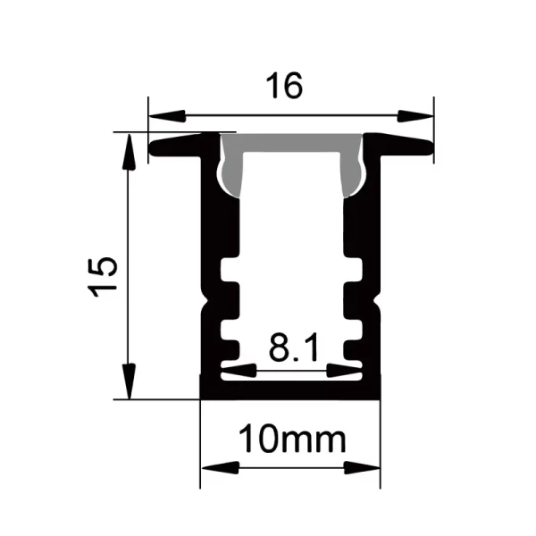 Heta LED-profiler ES-1615K