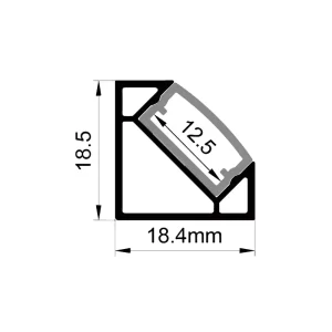 LED Aluminium Extrusion ES-1919W