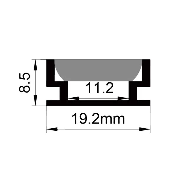 LED-Bodenprofil ES-1908