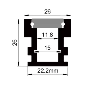 Perfil de chão LED ES-2626