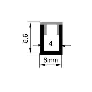 Canales y difusores de luz LED ES-0609