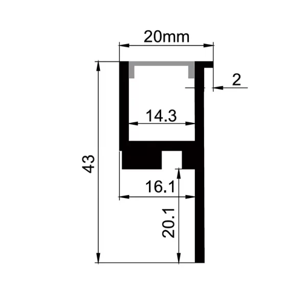 LED Light Channels and Diffusers ES-4320