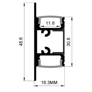 LED Strip profile de perete Seria ES-1848