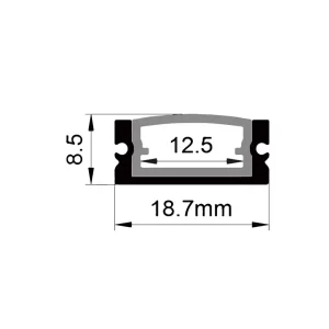 LED-Streifenprofile ES-1707W