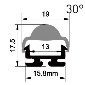 Profilés de bande LED ES-1815K