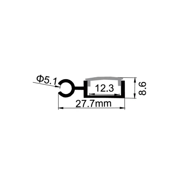 Perfis de fita LED ES-2217