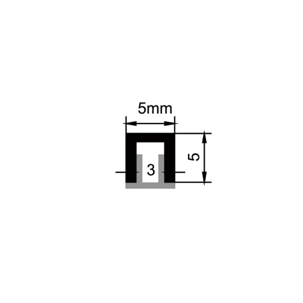 LED-aluminiumsprofil ES-0505