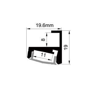 LED profile under kitchen cabinets ES-1918