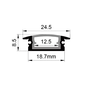 Mest populära ledade aluminiumkanaler ES-2507W