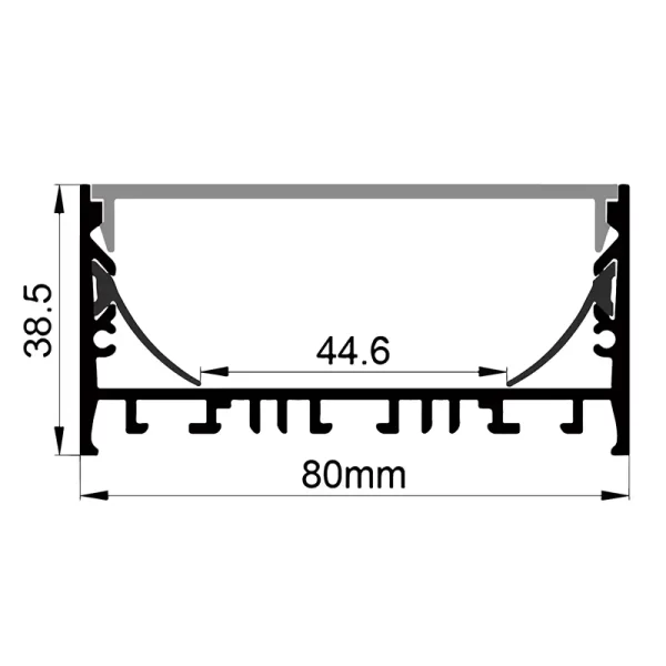 Cele mai populare canale de aluminiu cu leduri ES-8078B