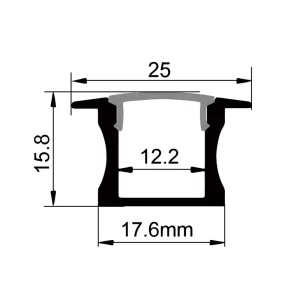 Outdoor LED Aluminum Extrusions ES-2515