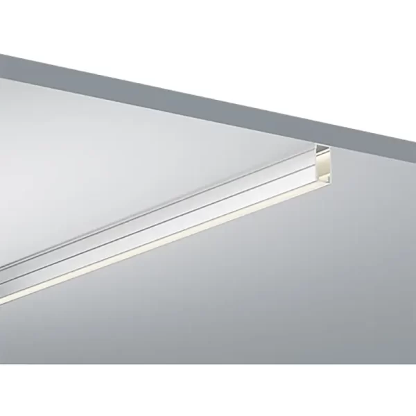 Super slank LED aluminiumskanal med PC opal diffusor ES-1019K