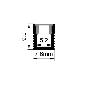 Guida definitiva al profilo in alluminio per strisce LED ES-0809