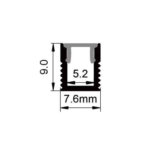 Ghidul final pentru profilul de aluminiu pentru LED Strip ES-0809