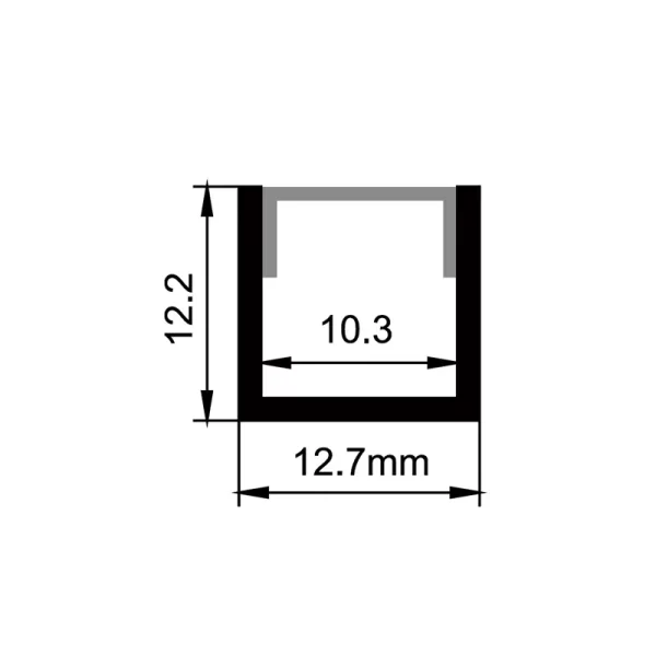 a condus canal de aluminiu ES-1212