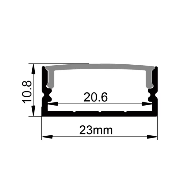 canal led en aluminium ES-2310