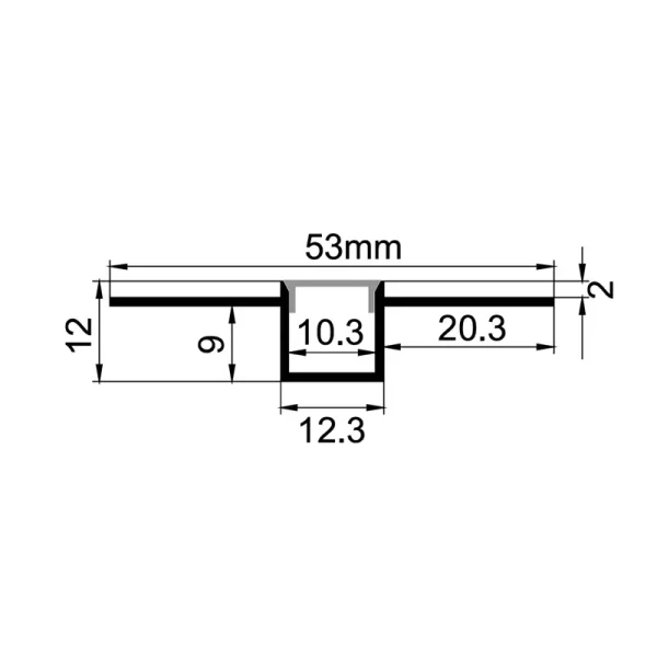 fabricante de perfil de alumínio com fita de led ES-3411