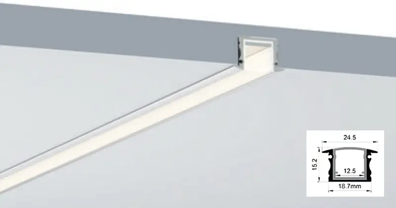 Indbyggede LED-strip-profiler