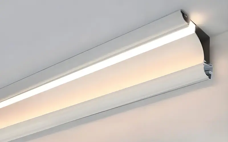 Luz de perfil angular