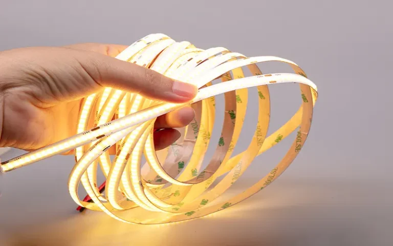 COB LED-strips giver jævn og ensartet belysning med høj lysstyrke