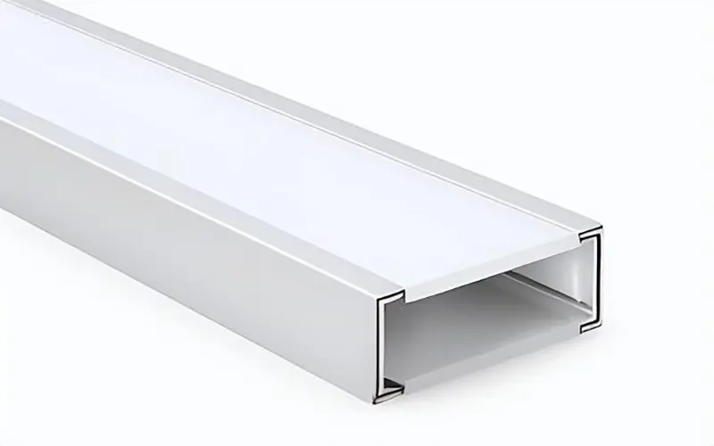 Perfil de tiras LED de doble fila Canal de aluminio para la instalación de tiras LED dobles