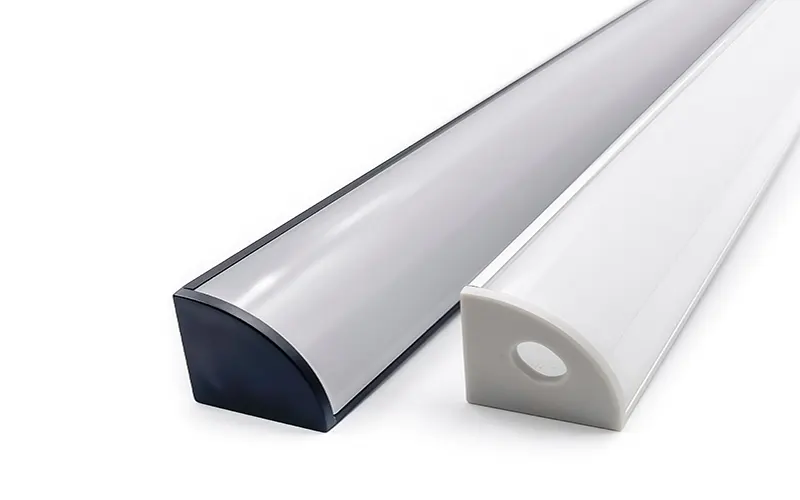 45-Degree LED Channel aluminum profile for corner LED strip installation