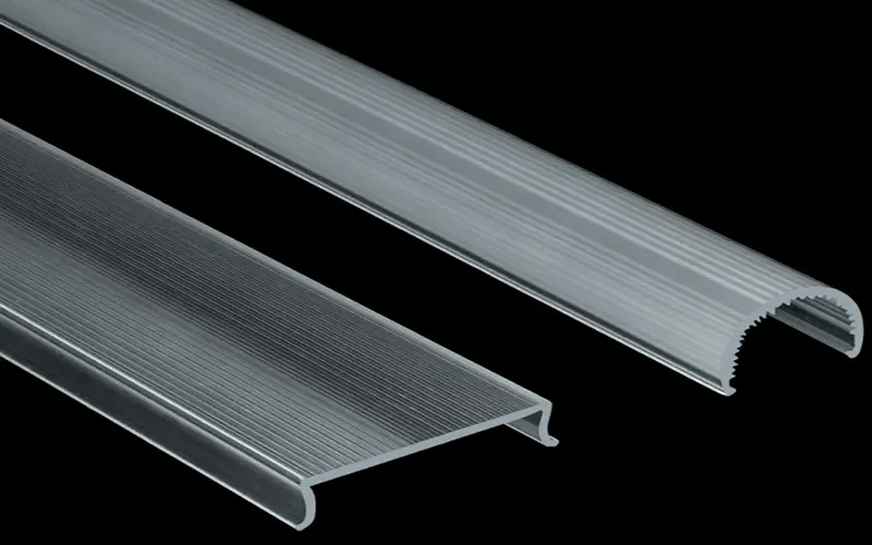 Frosted Snap-On LED Diffuser Cover for LED strip light channel diffusion