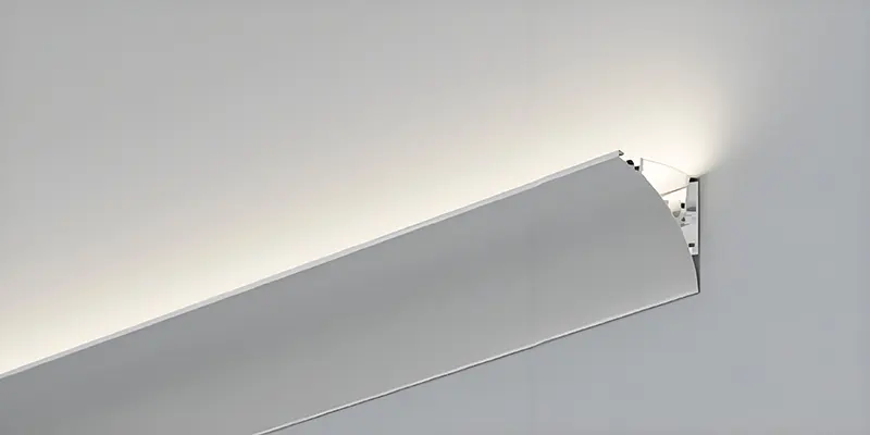 Đèn LED dạng thanh gắn tường với ánh sáng gián tiếp chiếu lên trên
