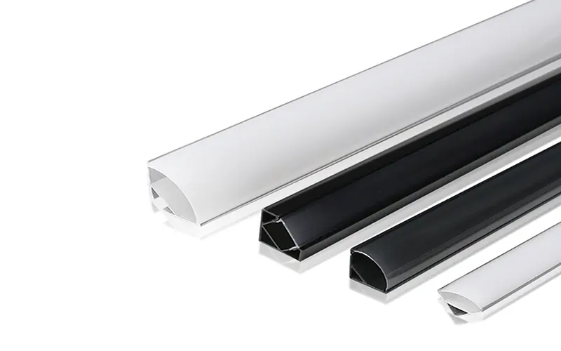 V-förmiger LED-Aluminiumkanal zur Montage von LED-Streifen